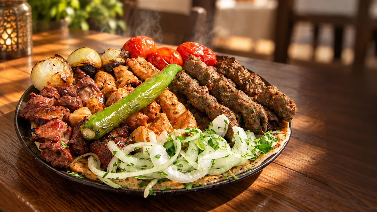 مشاوي مشكلة: كباب وشقف وشيش طاووق